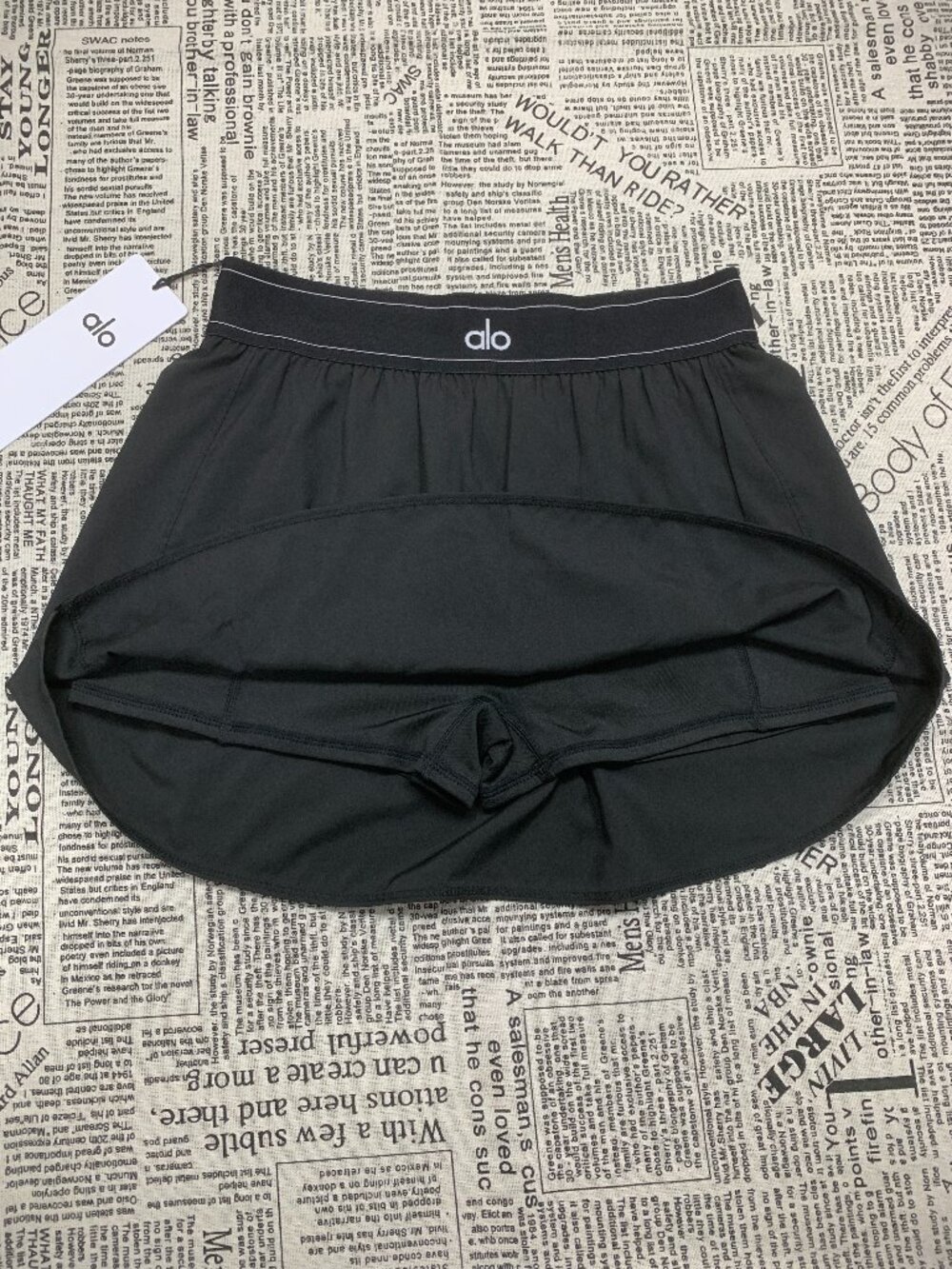 Brand new ALO Yoga Match Point black athletic skirt🖤Lightweight and comfortable - Picture 3 of 7